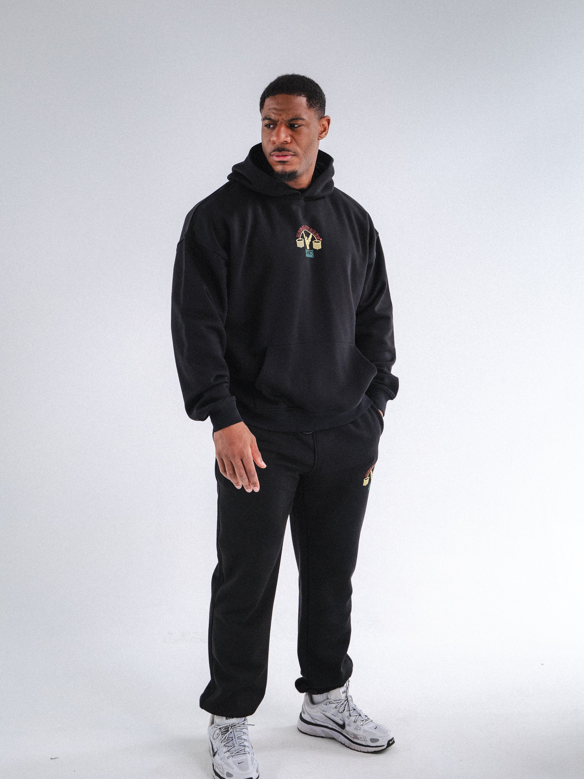 MW Oversized Hoodie 3 Colour Way Black