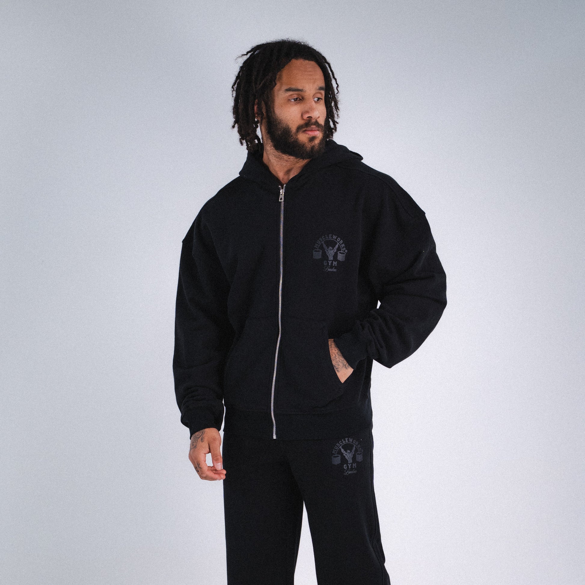 MW Oversized Zip Up Hoodie Spartan Edition