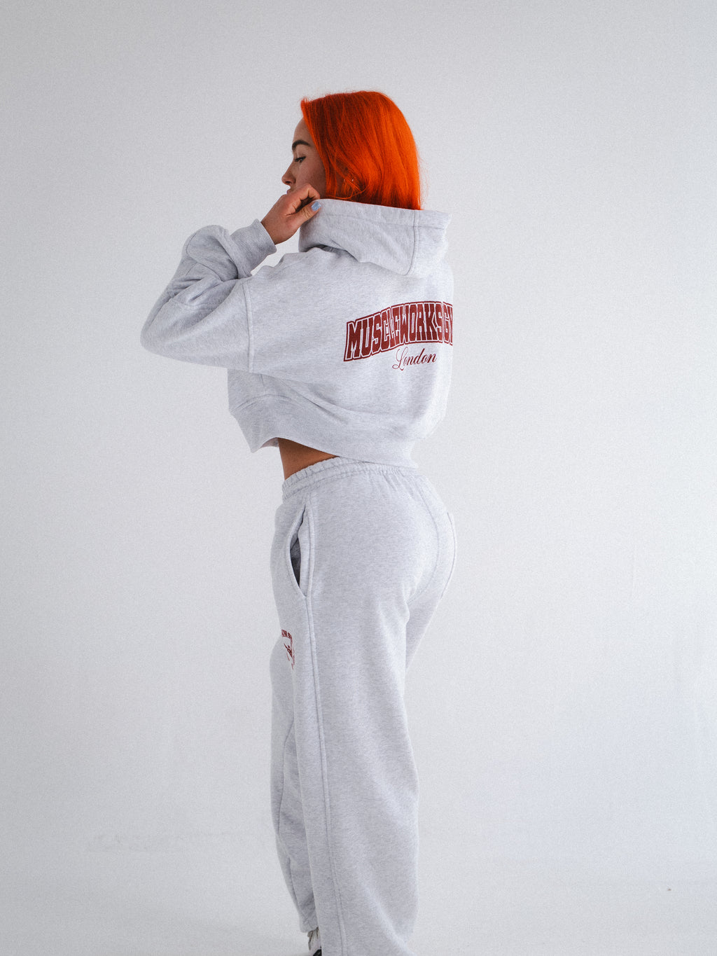 MW Varsity Core Cropped Hoodie