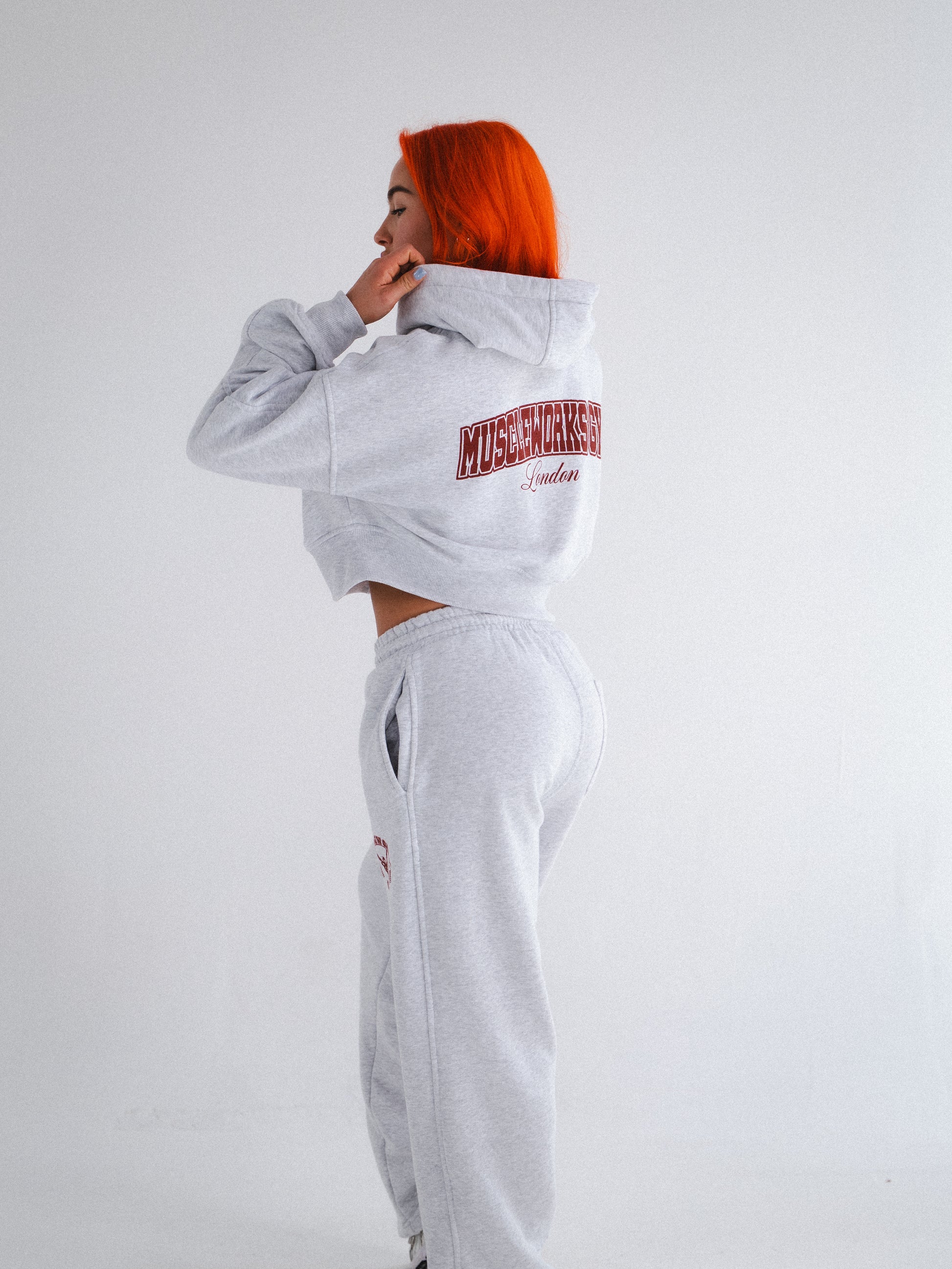 MW Varsity Core Cropped Hoodie