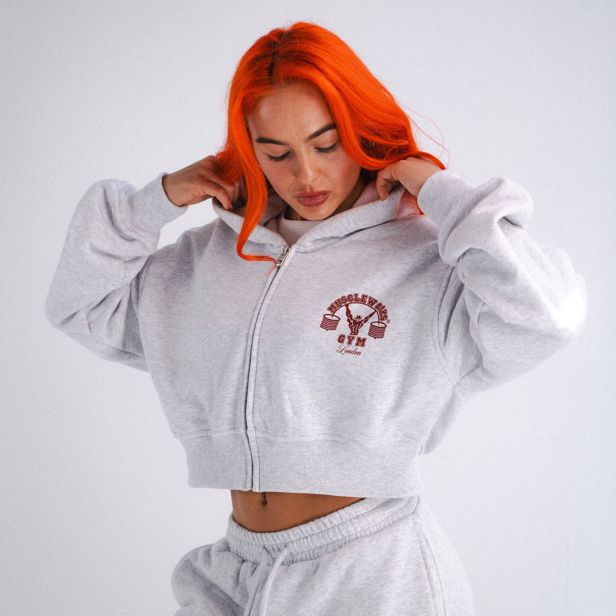 MW Varsity Core Cropped Hoodie