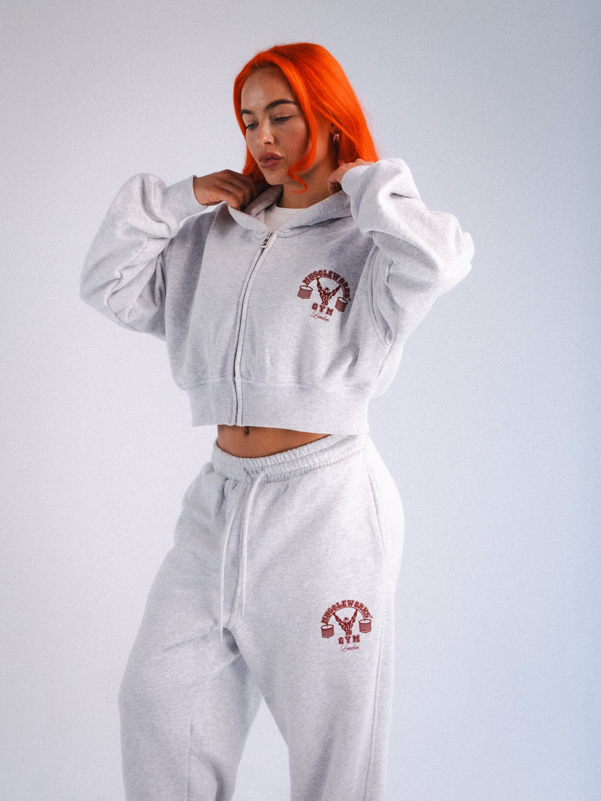 MW Varsity Core Cropped Hoodie