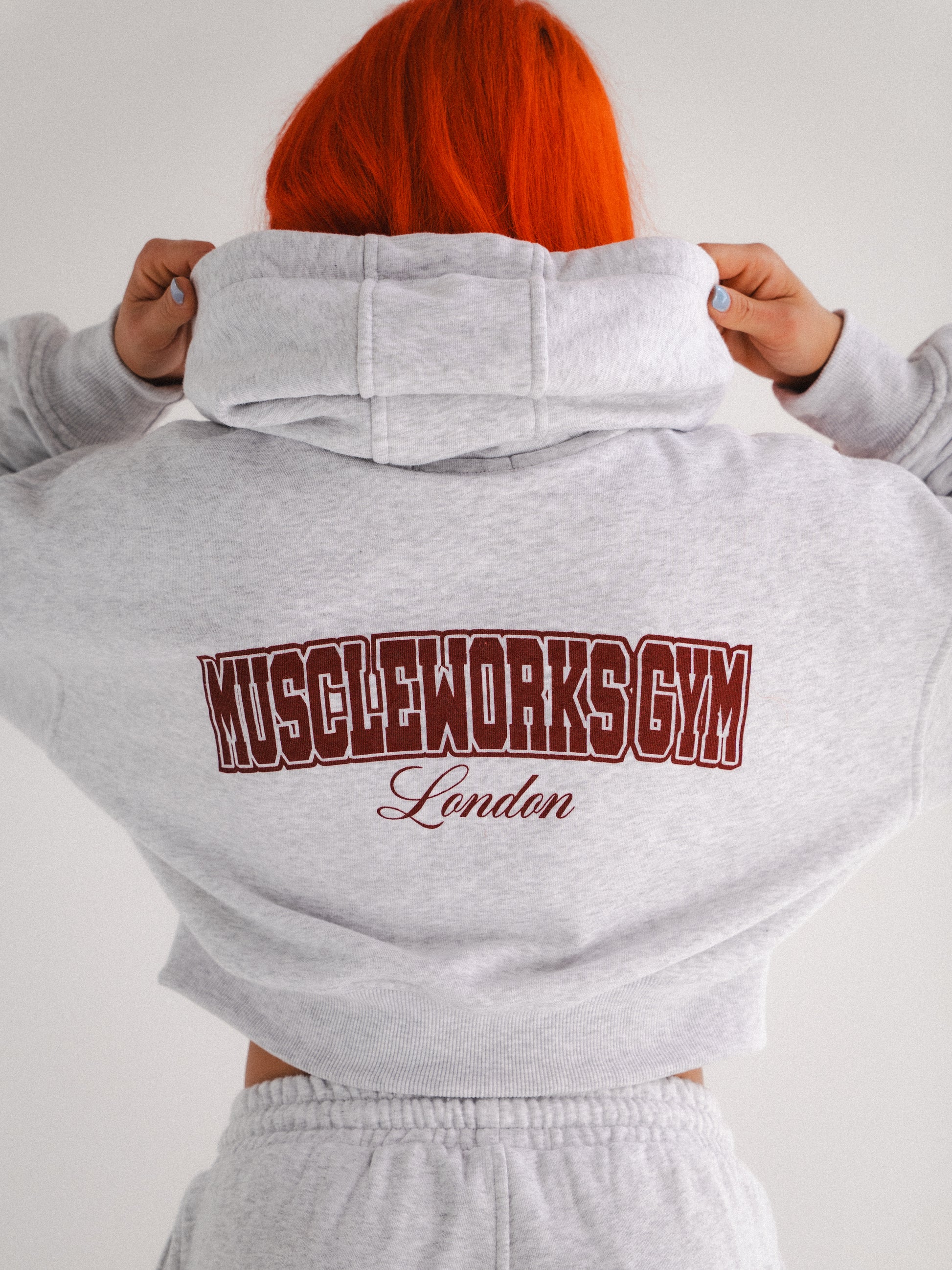 MW Varsity Core Cropped Hoodie